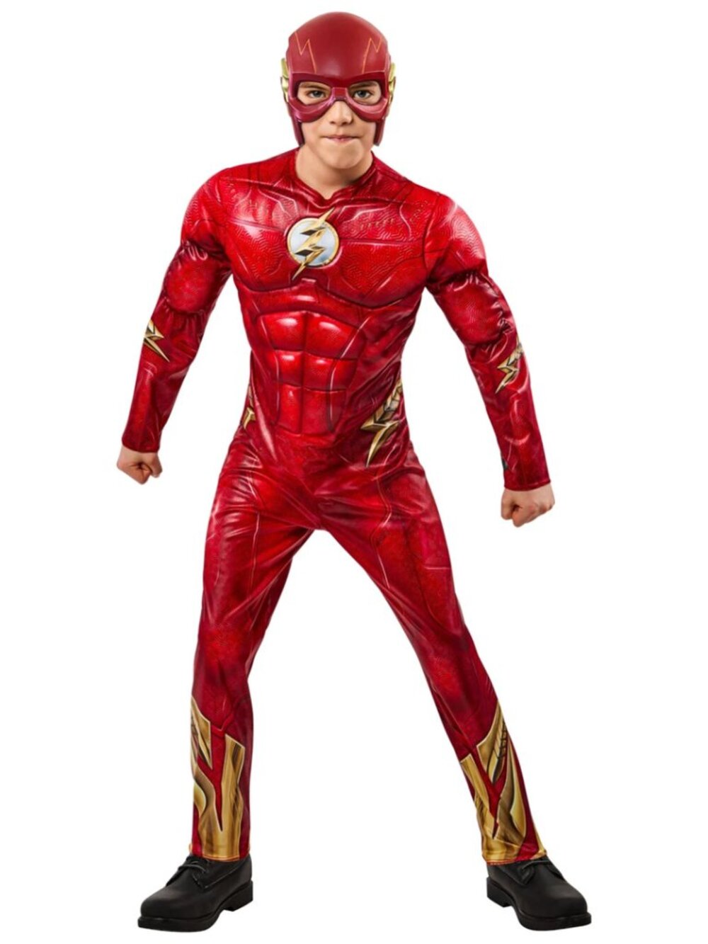 Rubies DC Boy's The Flash Padded Costume Large (10-12)